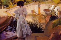 sorolla_Maria_mirando_peces